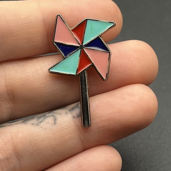Other - Cartoon Pinwheel Lapel Hat Pin‎